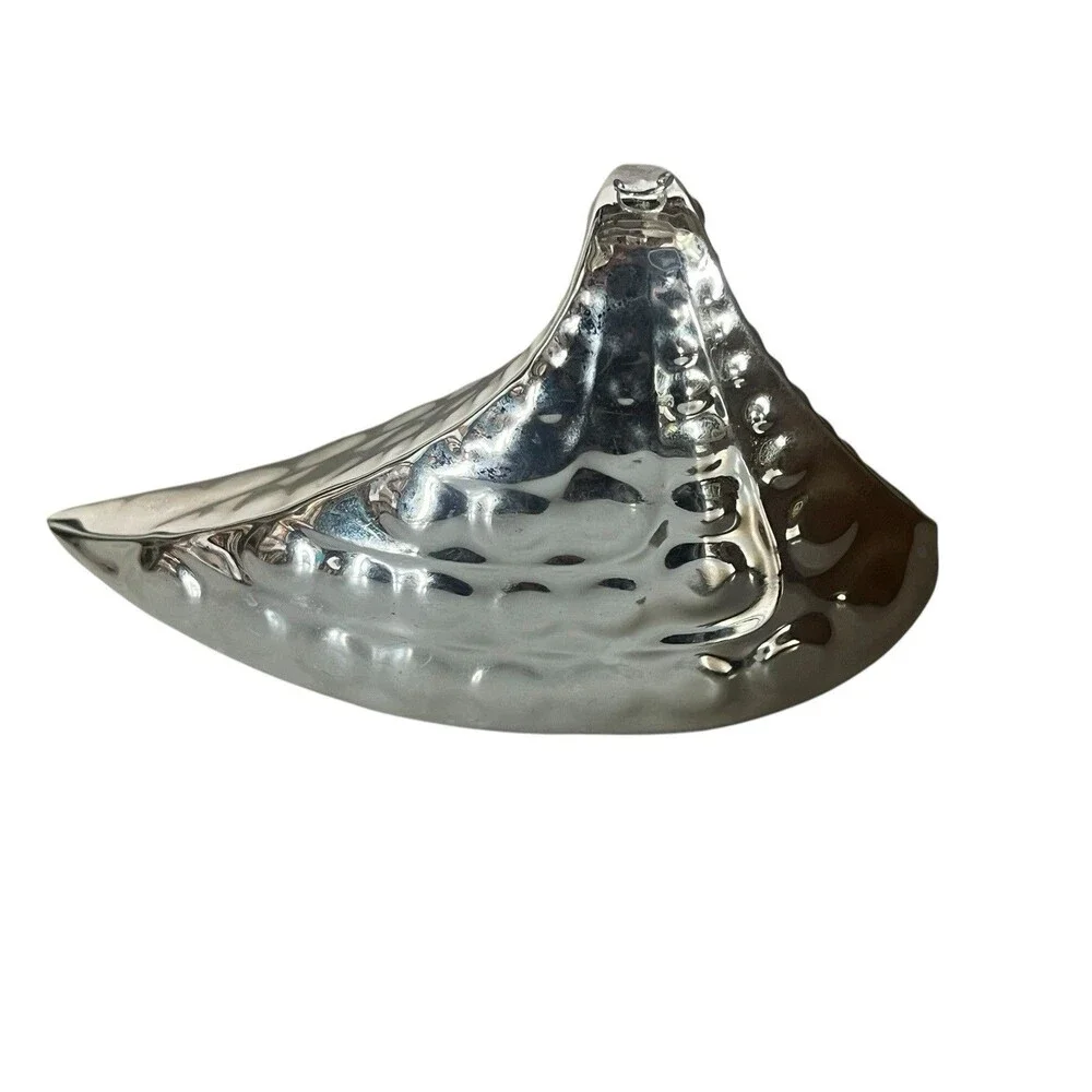 Limited Edition Jonathan Adler Silver Porcelain Dove Partridge Ornament 2005